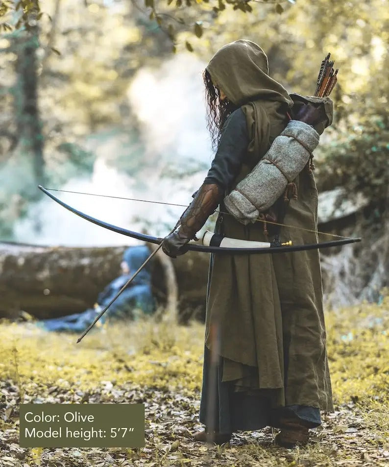 Vicking Ranger VIKING RANGER CLOAK - LINEN WITH WEATHERED HEM β Vikings and Valhalla