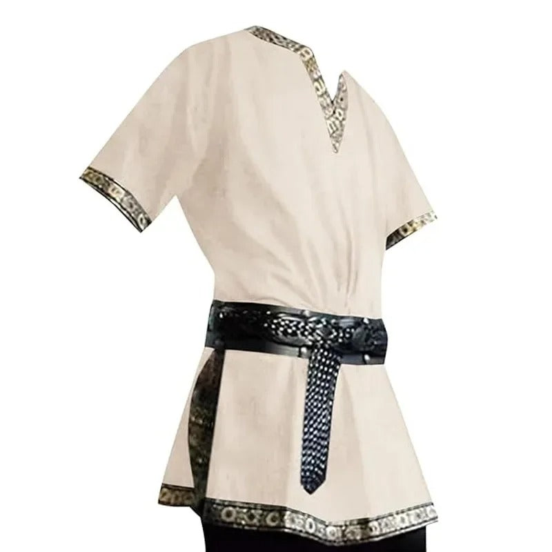 VIKING TUNIC - COTTON LINEN WARRIOR SHIRT