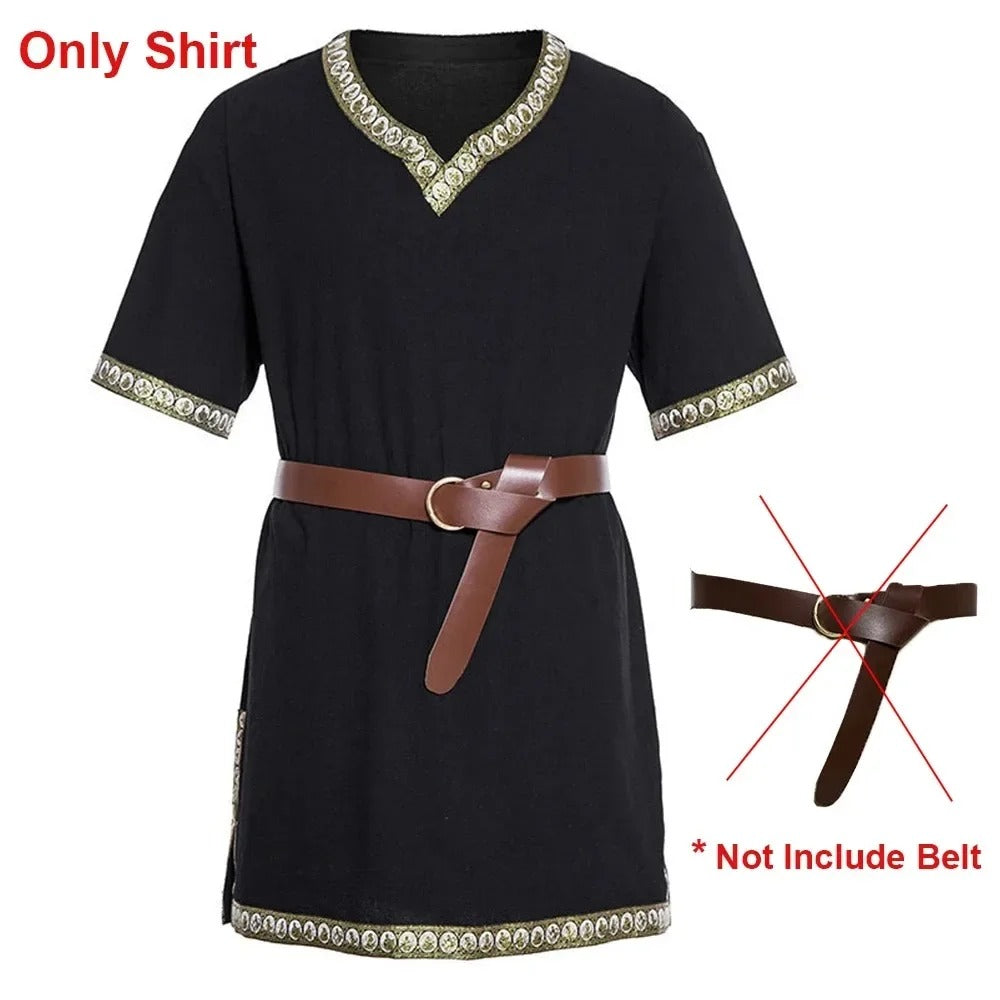 VIKING TUNIC - COTTON LINEN WARRIOR SHIRT