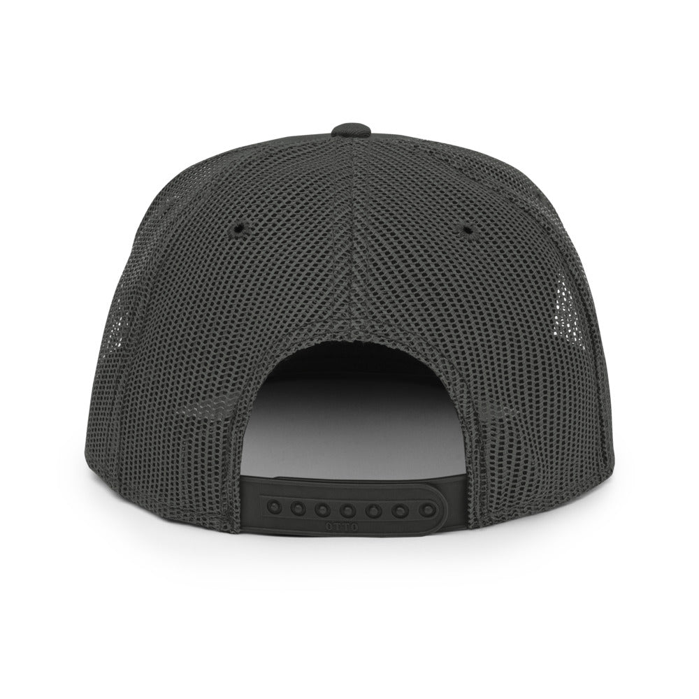 SNAP CLOSURE VIKING TRUCKER CAP WITH VALKYRIE SYMBOL