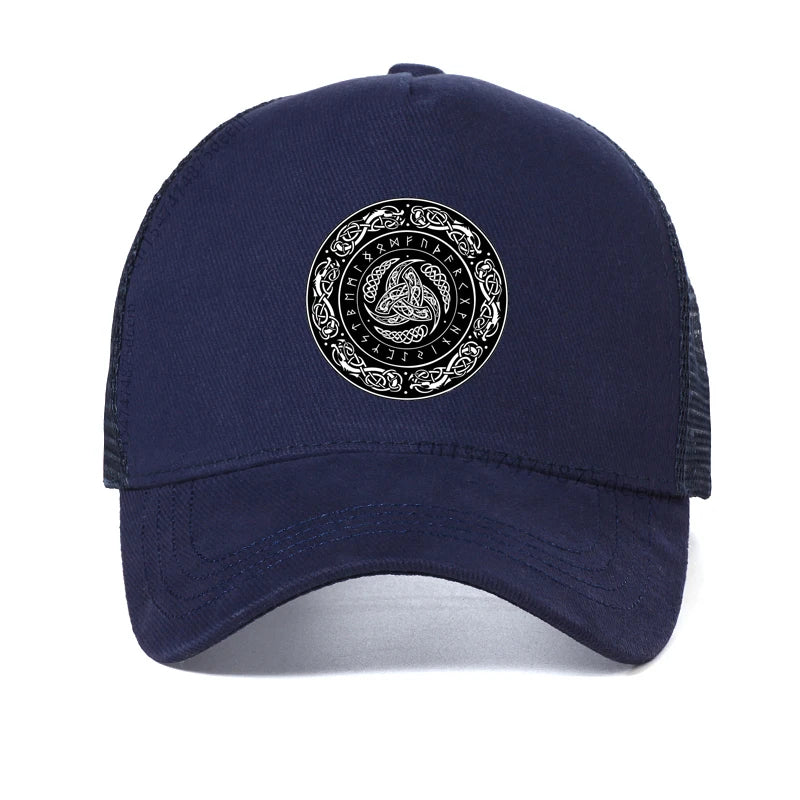 VIKING RUNE BASEBALL CAP – NORSE KNOTWORK DESIGN