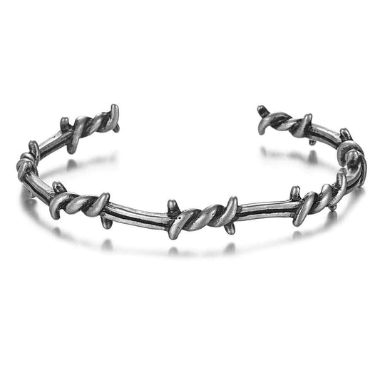 BARBED WIRE VIKING ARM RING