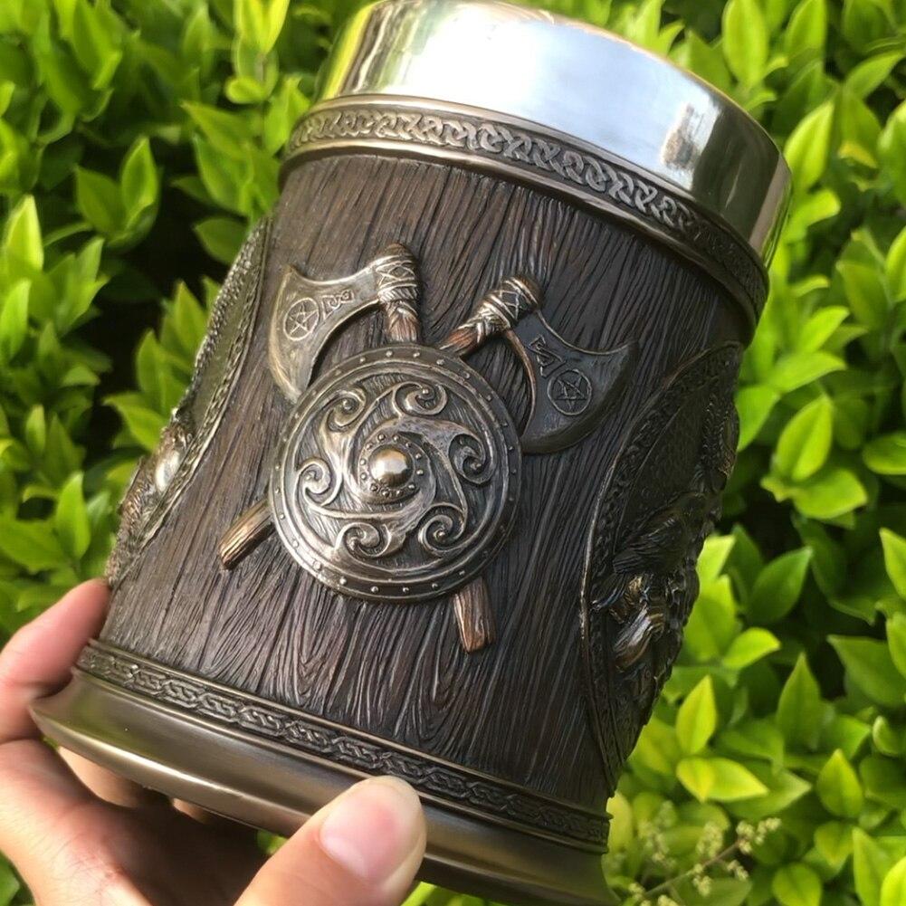 NORSE GODS THOR AND ODIN VIKING BEER MUG