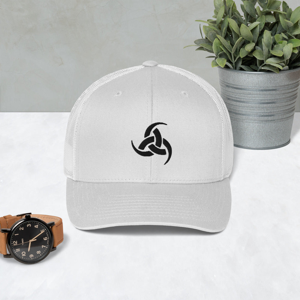 Classic Viking Trucker Cap (Odin's Triple Horn)