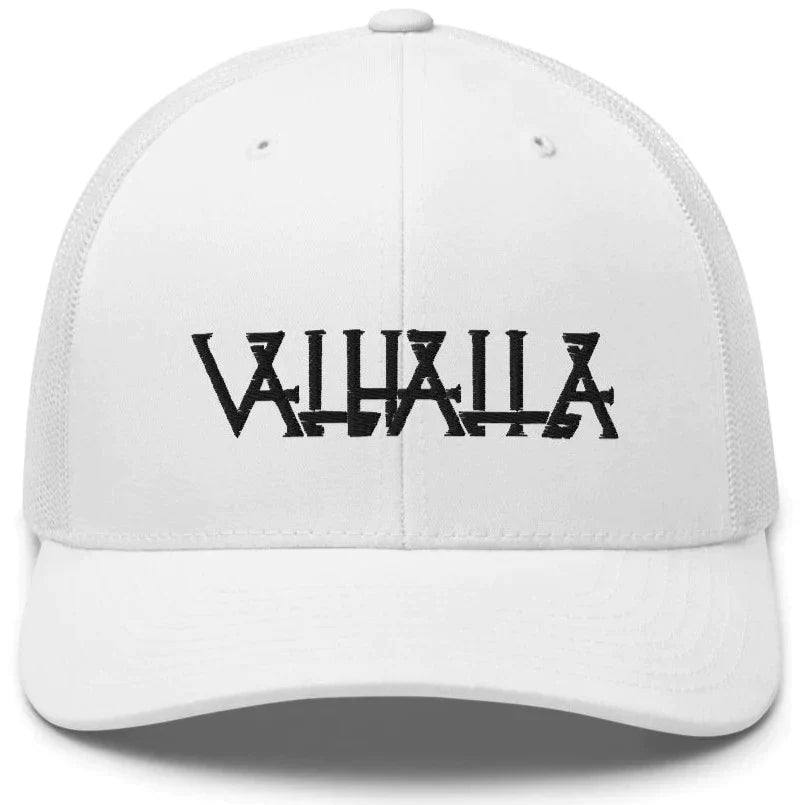 VIKING TRUCKER CAP WITH VALHALLA EMBROIDERY