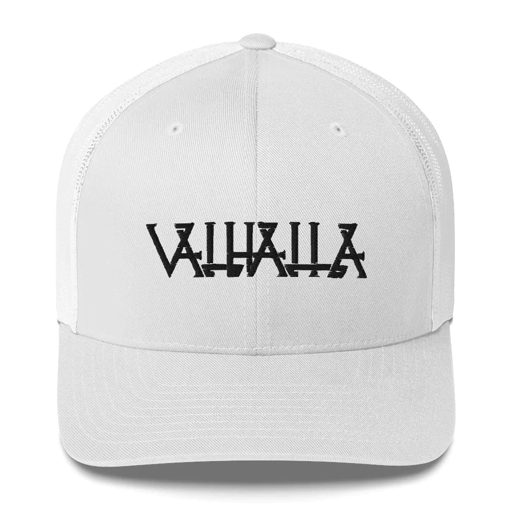 VIKING TRUCKER CAP WITH VALHALLA EMBROIDERY