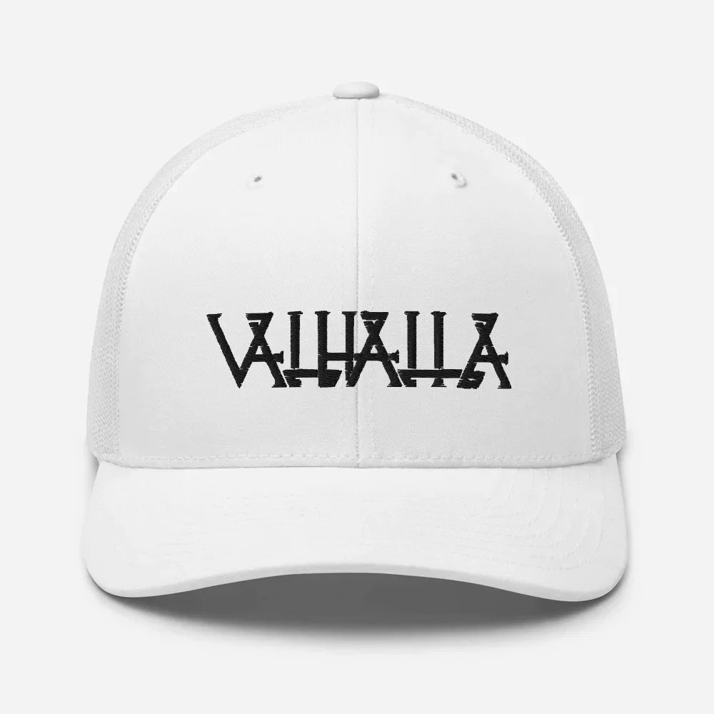 VIKING TRUCKER CAP WITH VALHALLA EMBROIDERY