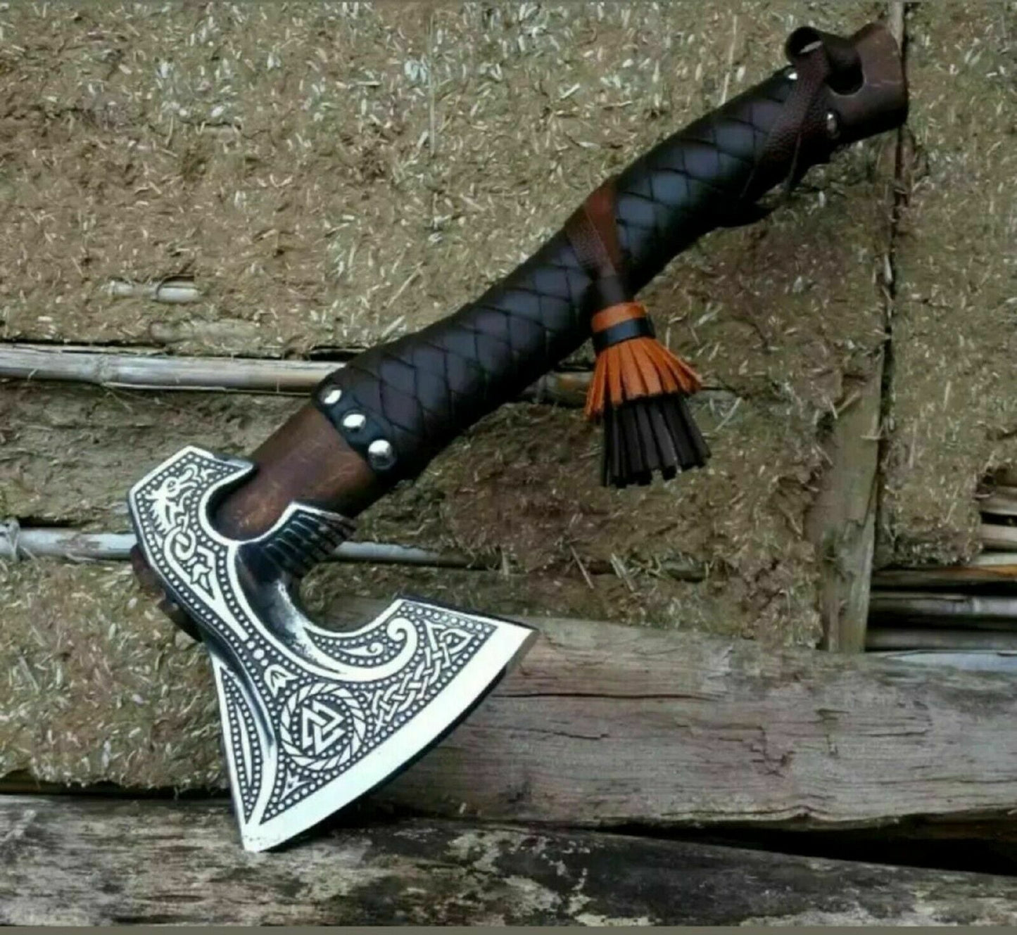 Valknut Medieval Viking battle axe