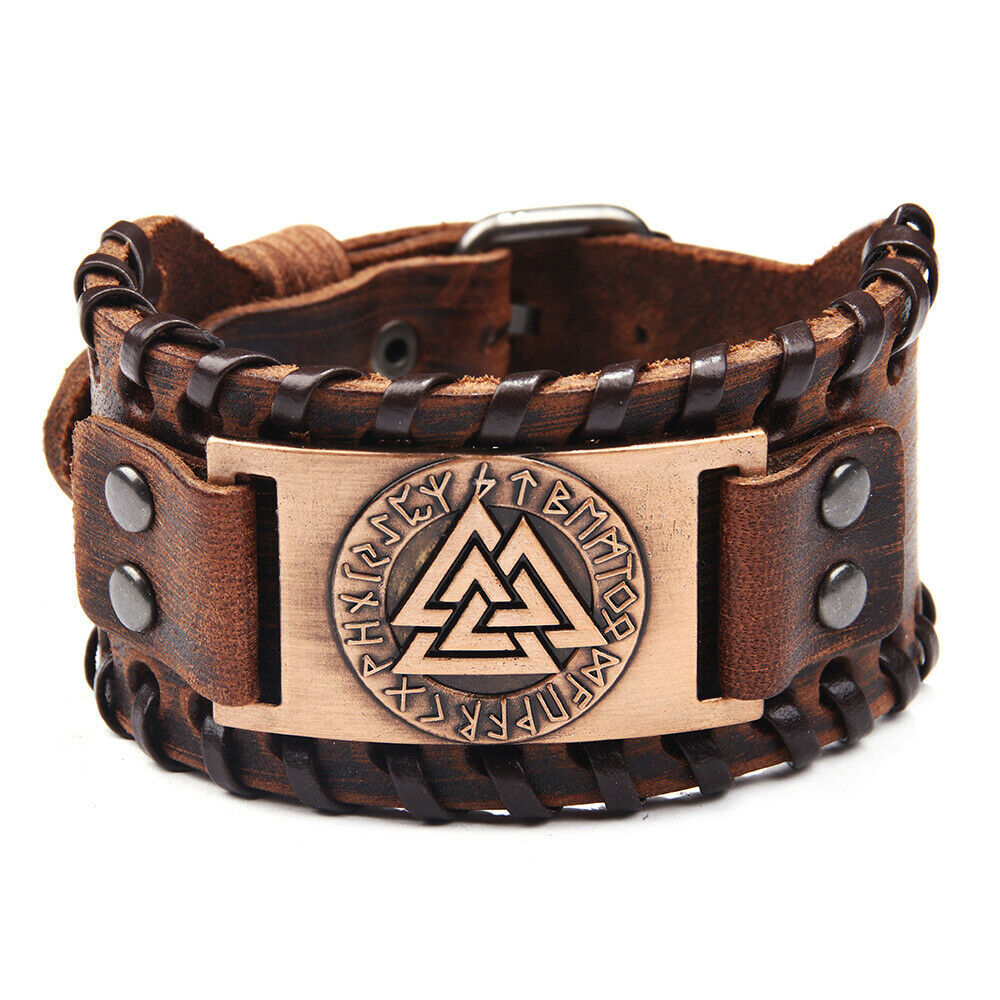 LEATHER BRACELET FOR VALKNUT