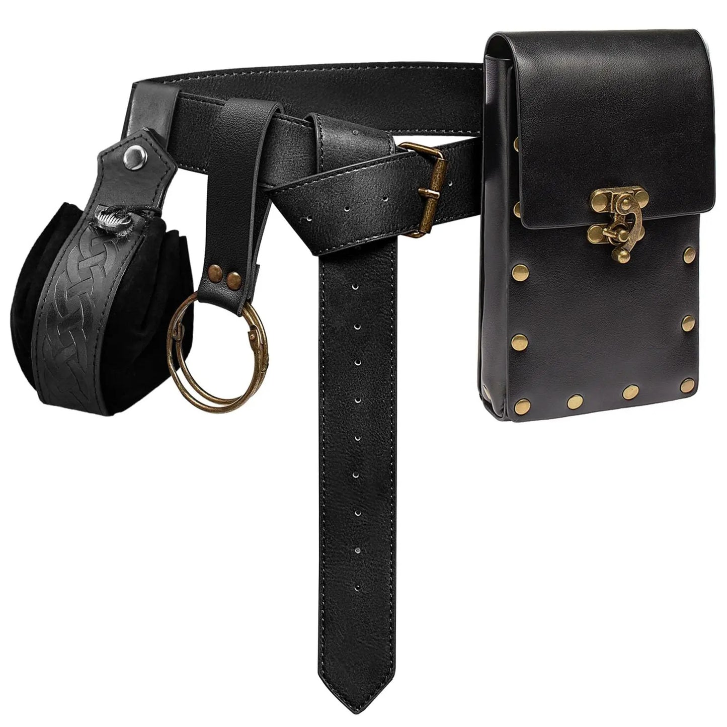 VIKING BELT SET - POUCHES &amp; HOLDERS FOR RUNES AND GEAR