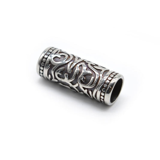 VIKING BEARD BEAD - KNOTTED ENGRAVINGS