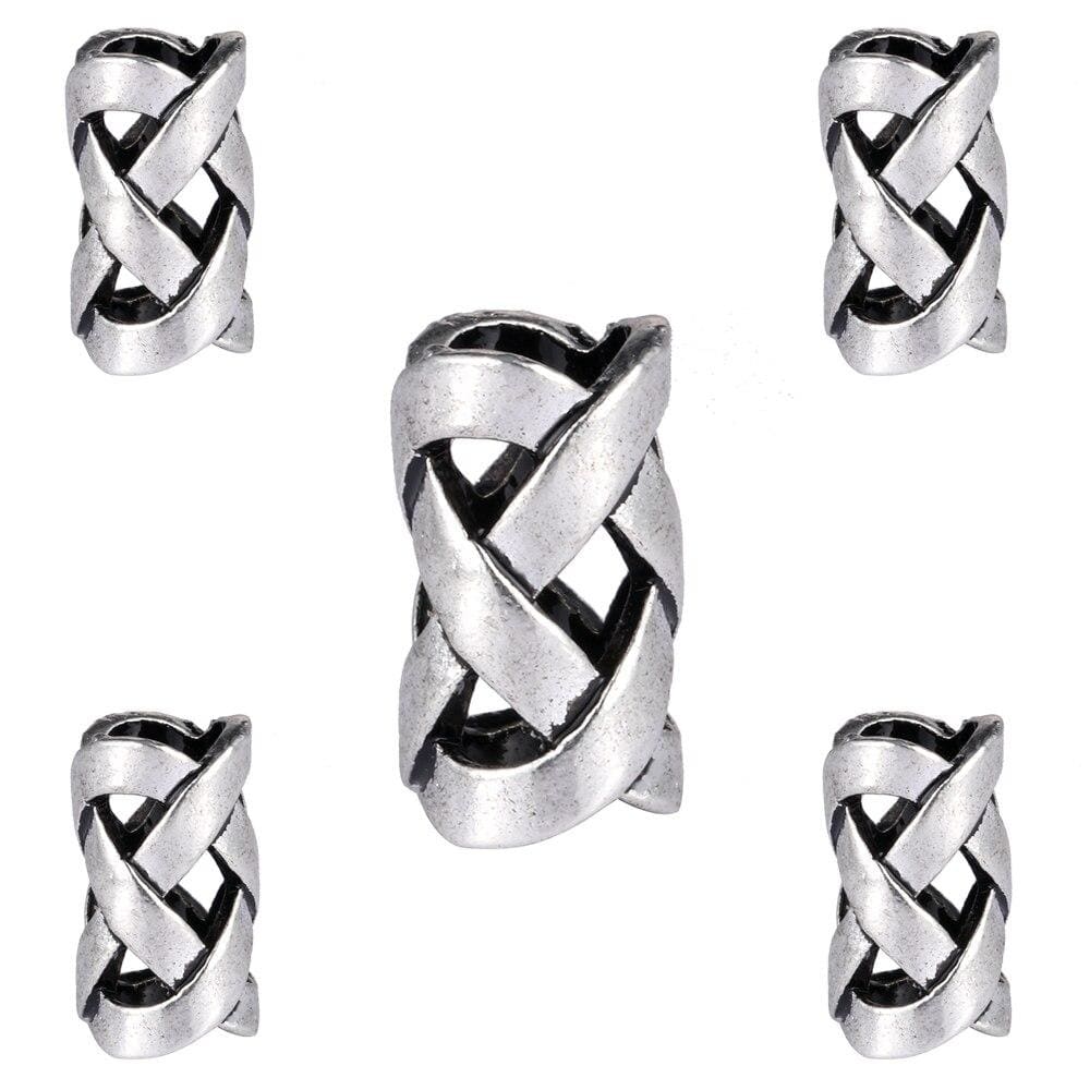 VIKING BEARD BEAD WITH SCANDINAVIAN KNOT DESIGN