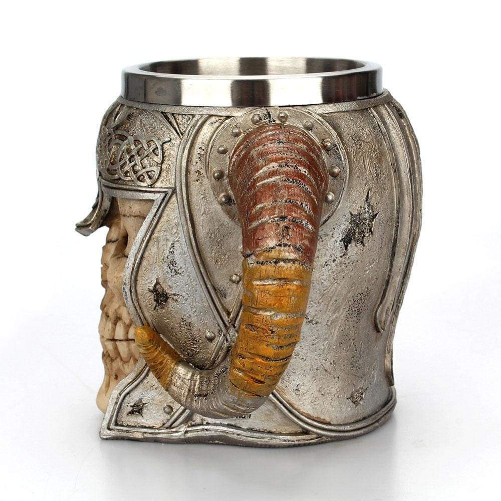 VIKING MUG WITH HORNED HELMET