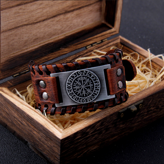 Wikinger Armband Vegvisir Symbol