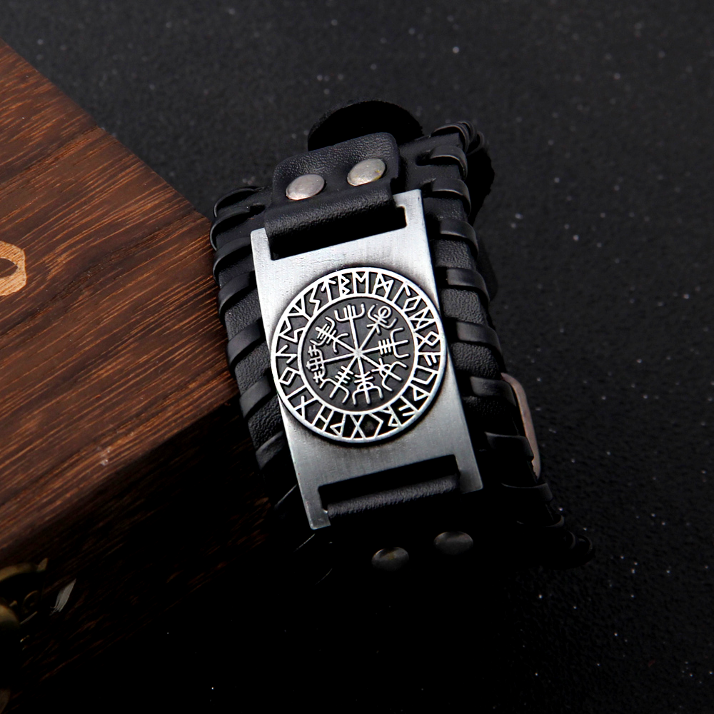 Wikinger Armband Vegvisir Symbol