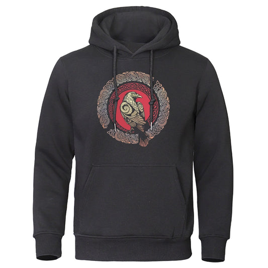 Wikinger Hoodie Rabe