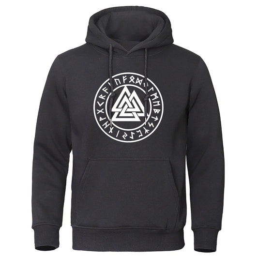 Wikinger Hoodie Valknut Runenkreis