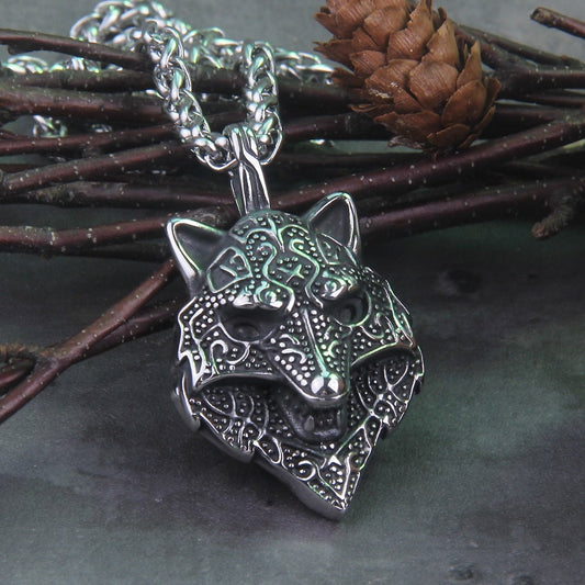 Wikinger Kette Fenrir Wolf