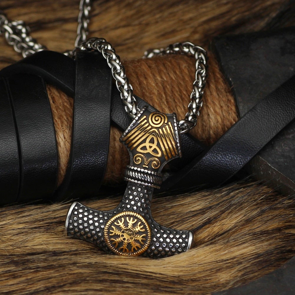 Thors Hammer Kette Nordische Symbole