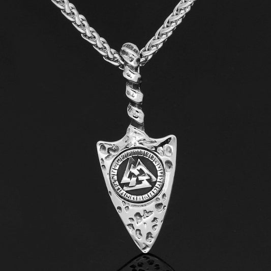 Wikinger Kette Valknut Pfeil