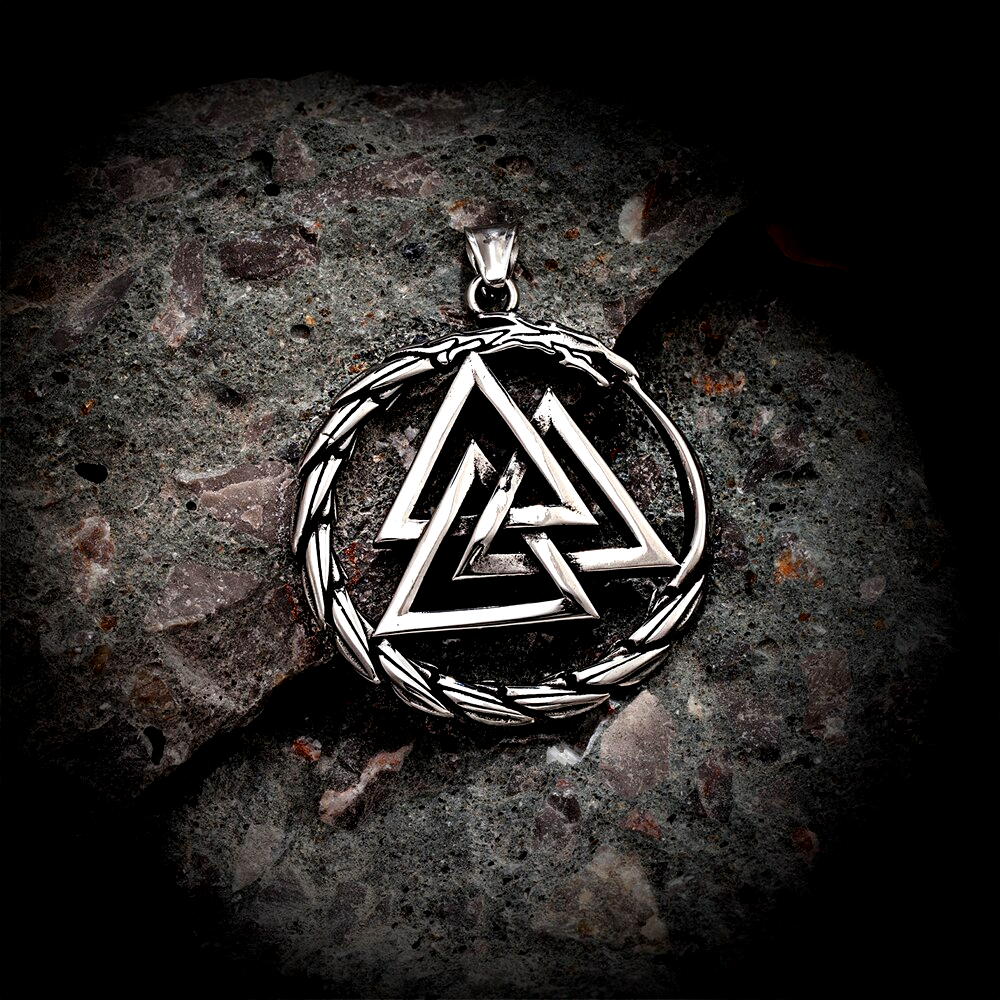 Wikinger Kette Valknut Midgardschlange