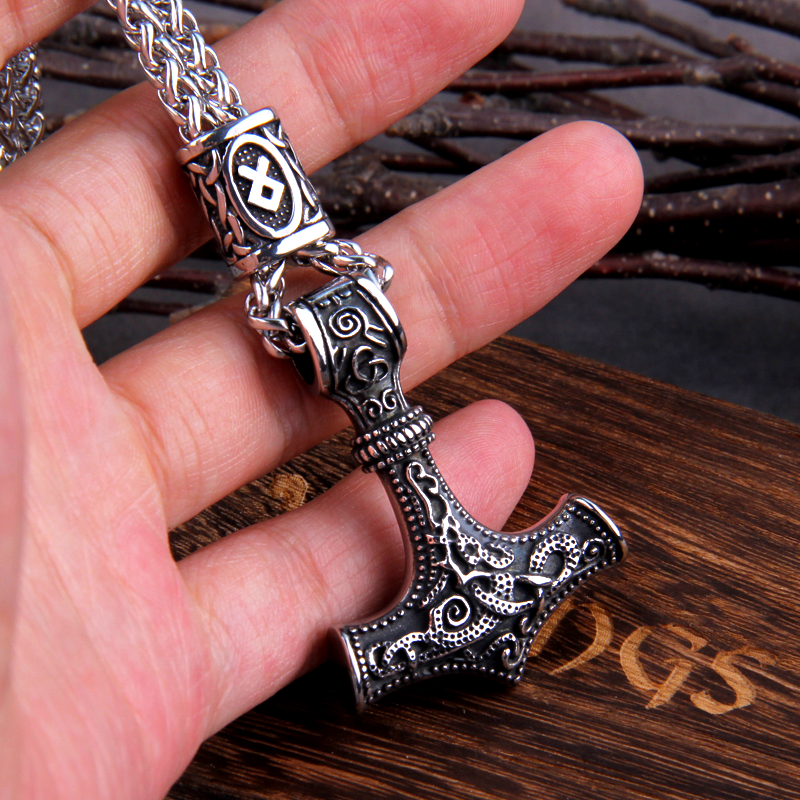 Thors Hammer Kette Othala Rune