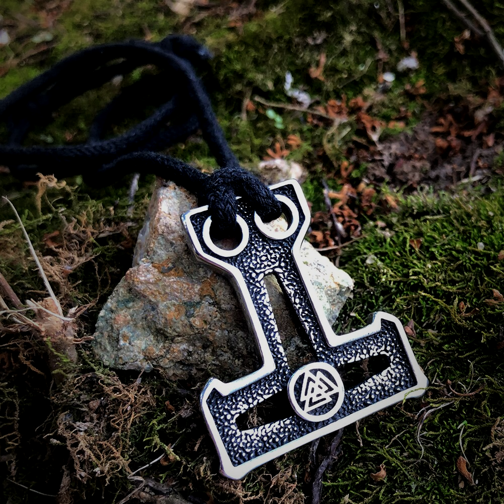 Thors Hammer Kette Wotansknoten