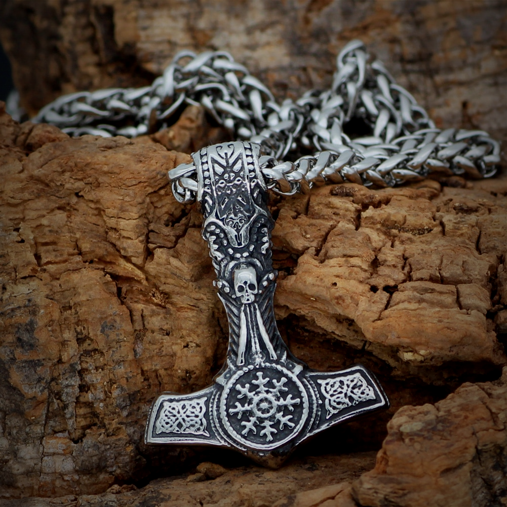 Thors Hammer Kette Helm des Schreckens