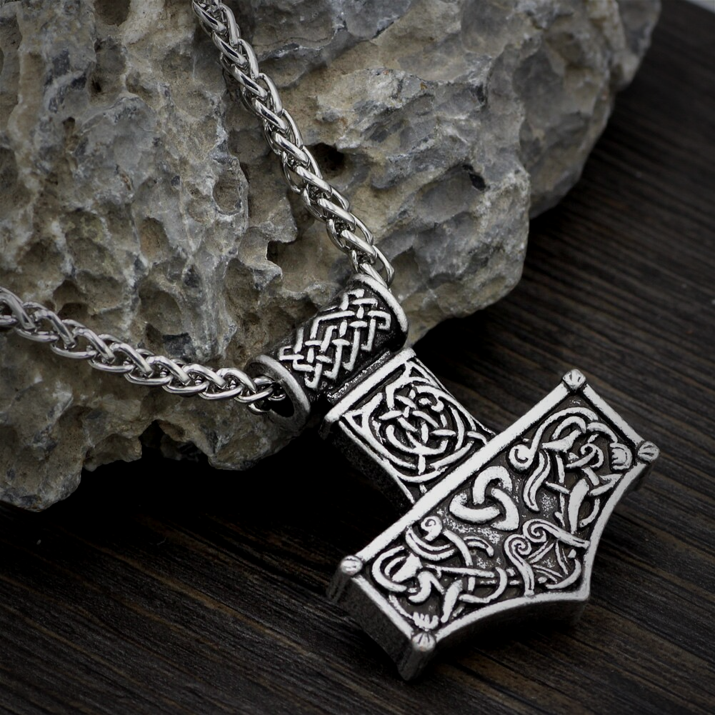 Thors Hammer Kette Keltischer Stil