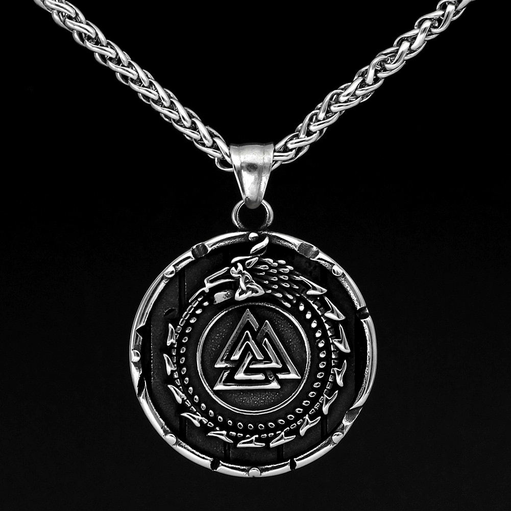 Wikinger Kette Valknut Jormungandr