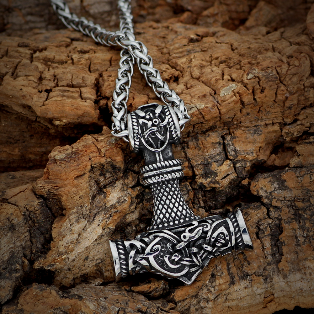 Thors Hammer Kette Jormungandr