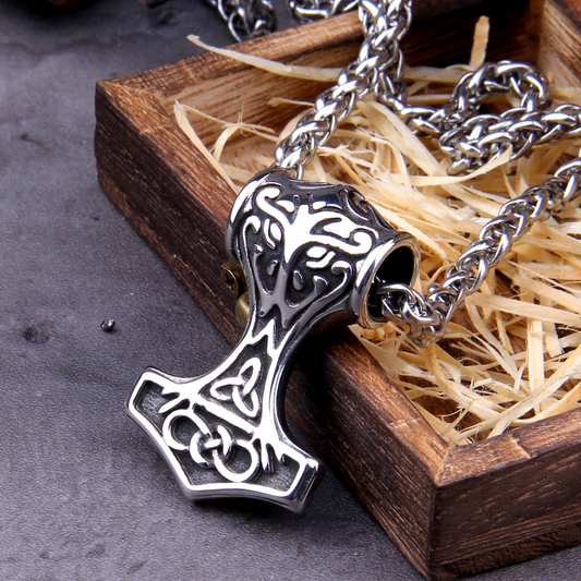 Thors Hammer Kette Triskel