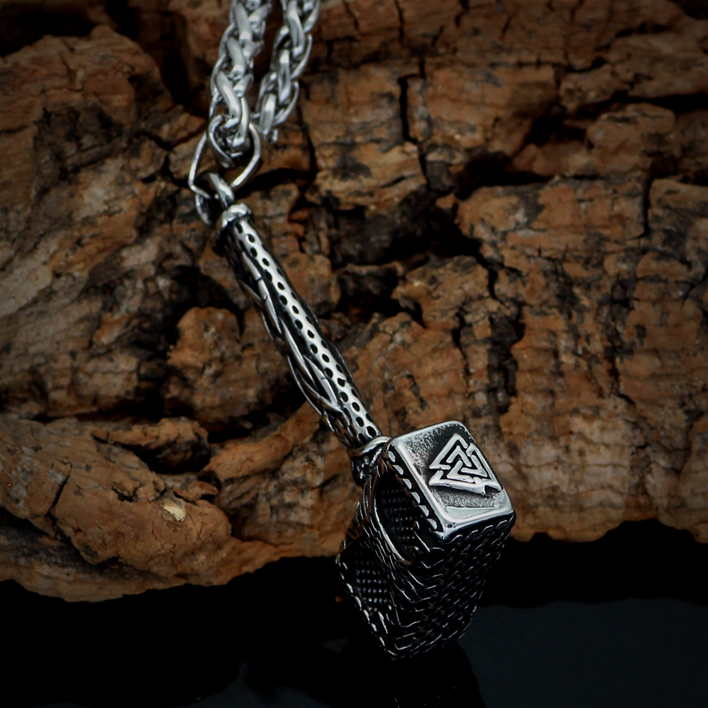 Thors Hammer Kette Yggdrasil