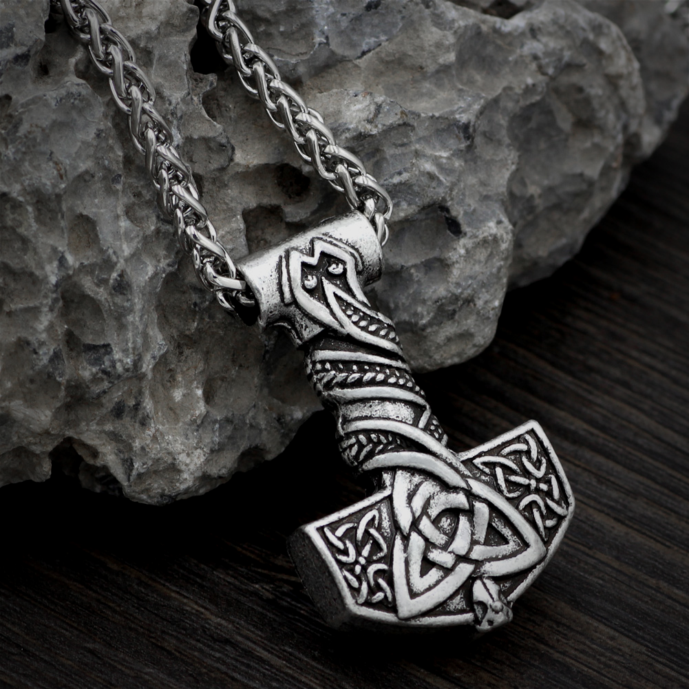 Thors Hammer Kette Triquetra