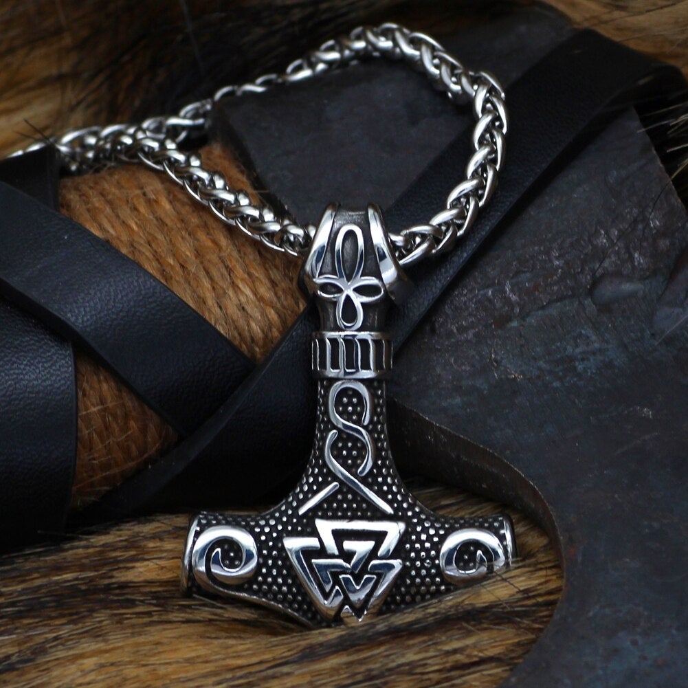 Thors Hammer Kette Valknut