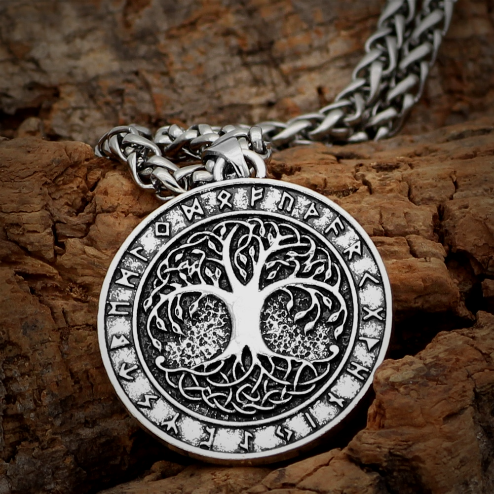 Wikinger Kette Yggdrasil Baum