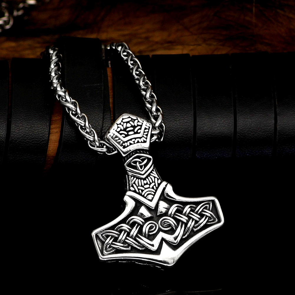 Thors Hammer Kette Triskelion