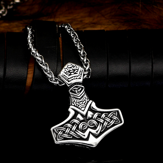 Thors Hammer Kette Triskelion