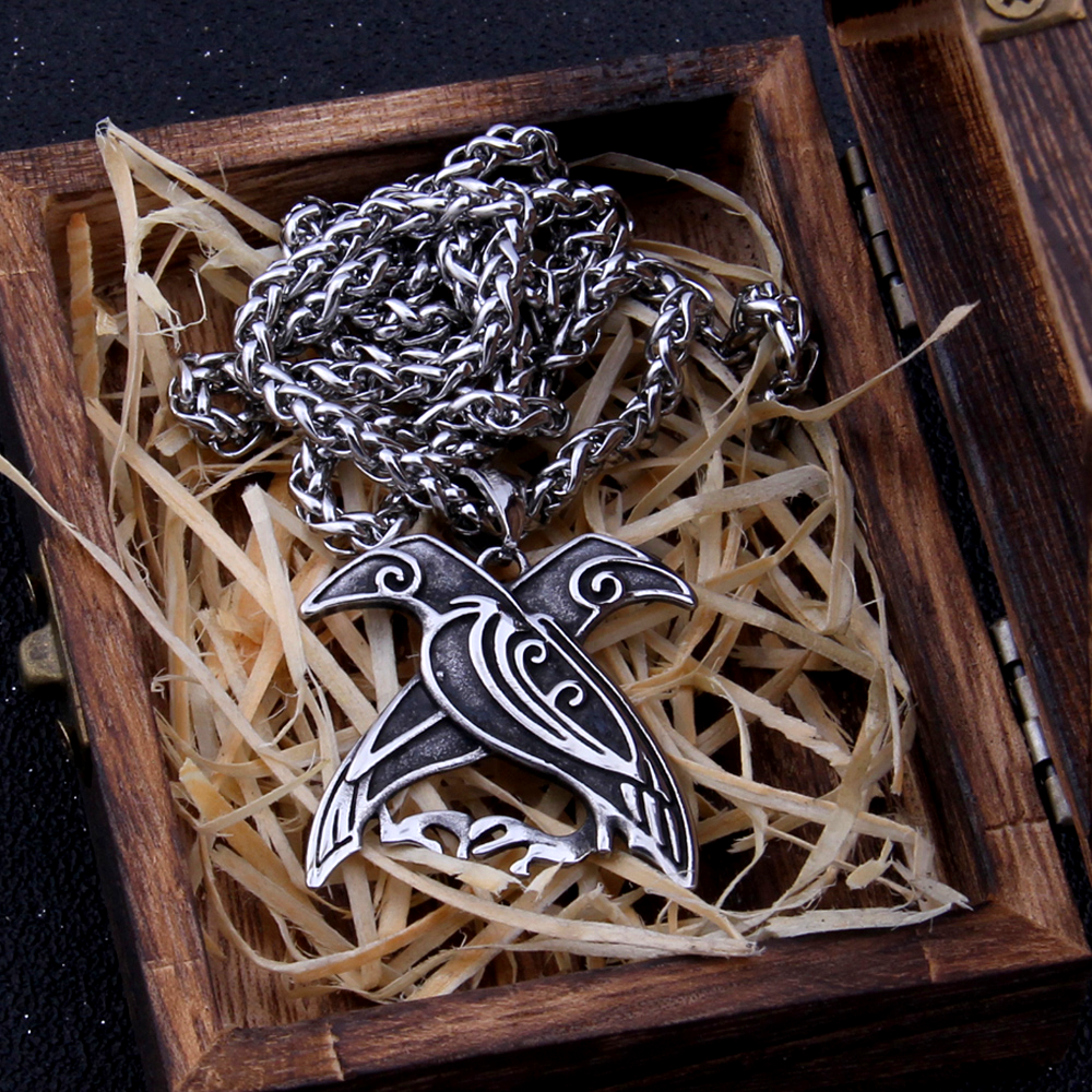 Wikinger Kette Hugin & Munin