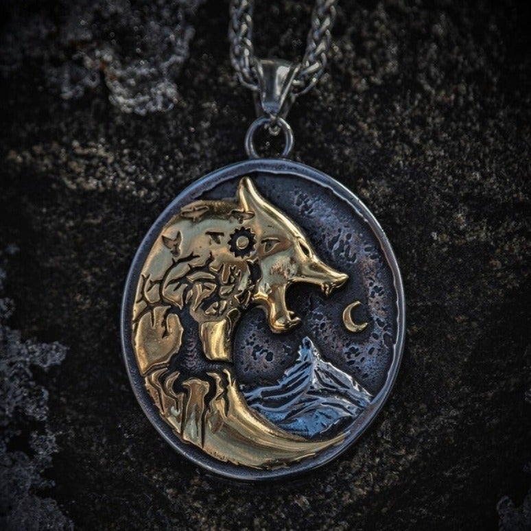 Wikinger Kette Fenrir Ragnarok