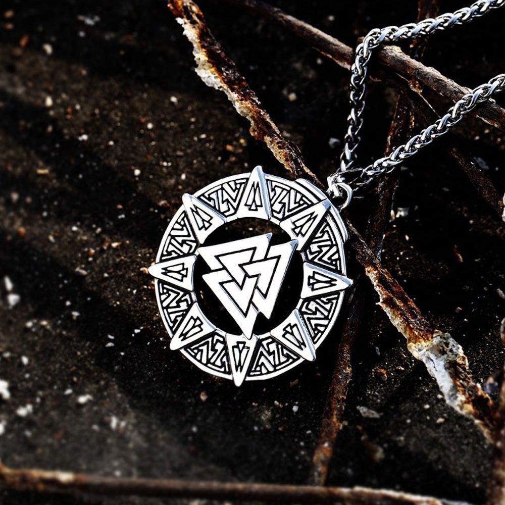 Wikinger Kette Walknut Symbol