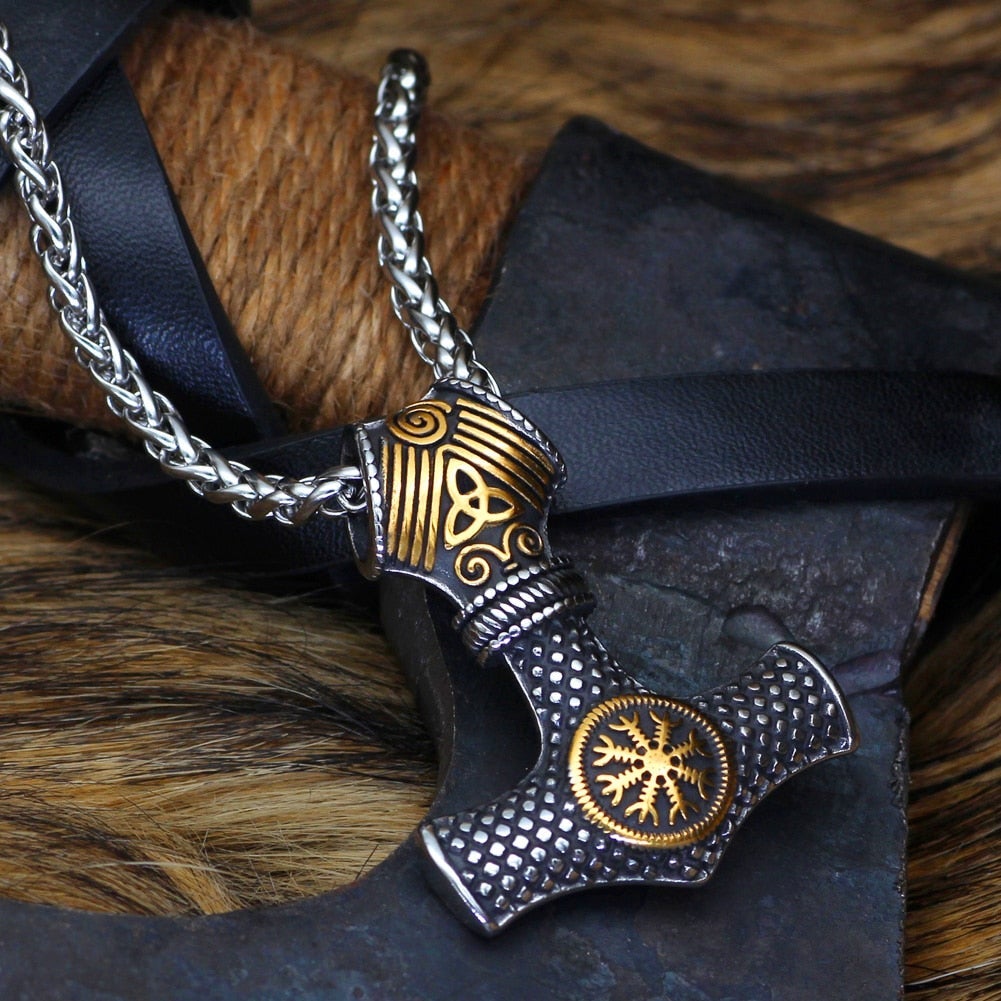 Thors Hammer Kette Nordische Symbole