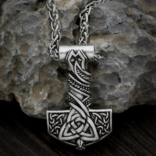 Thors Hammer Kette Triquetra