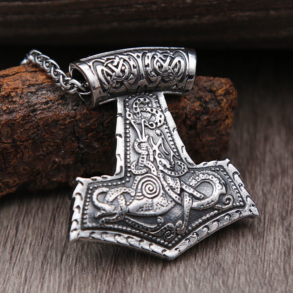 Thors Hammer Kette Zierdrache