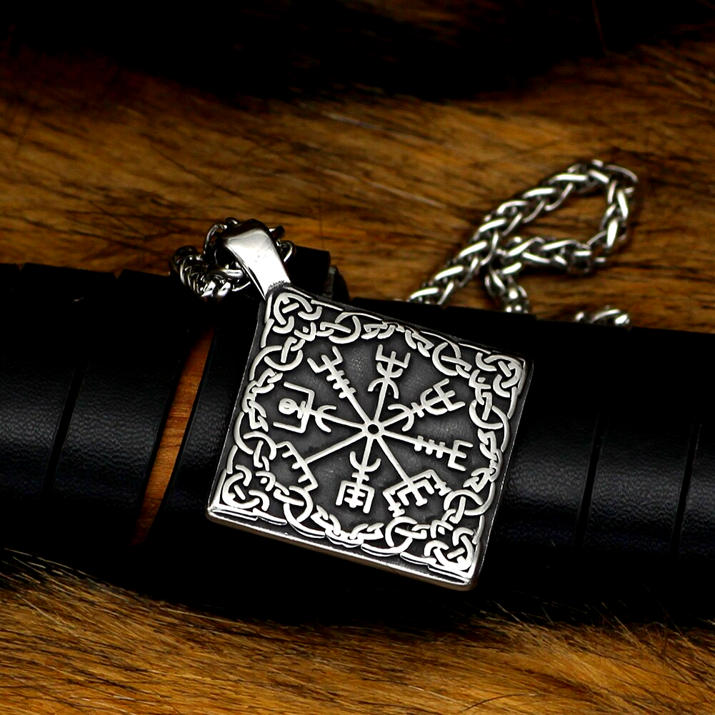 Wikinger Kette Vegvisir Symbol