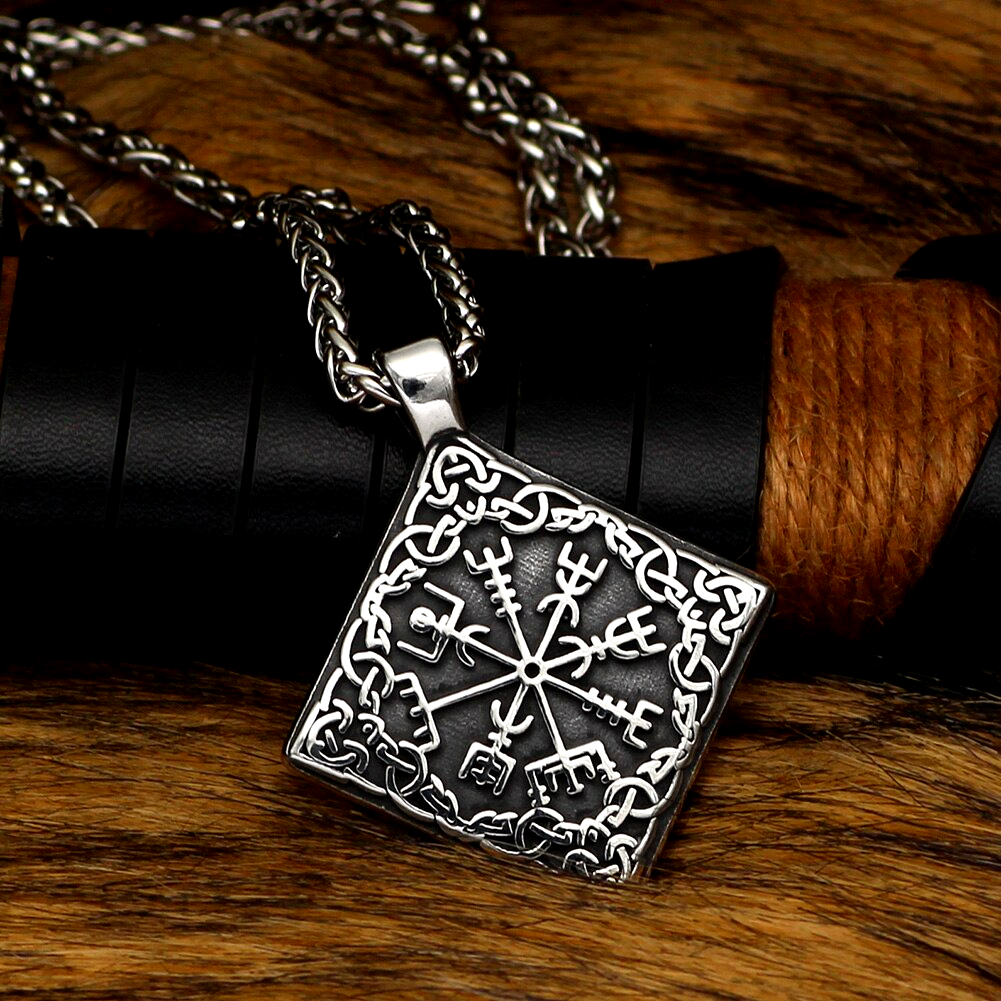 Wikinger Kette Vegvisir Symbol