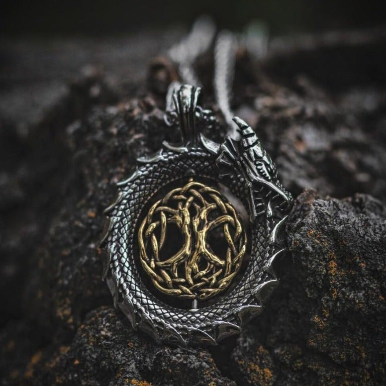 Wikinger Kette Jormungandr Yggdrasil