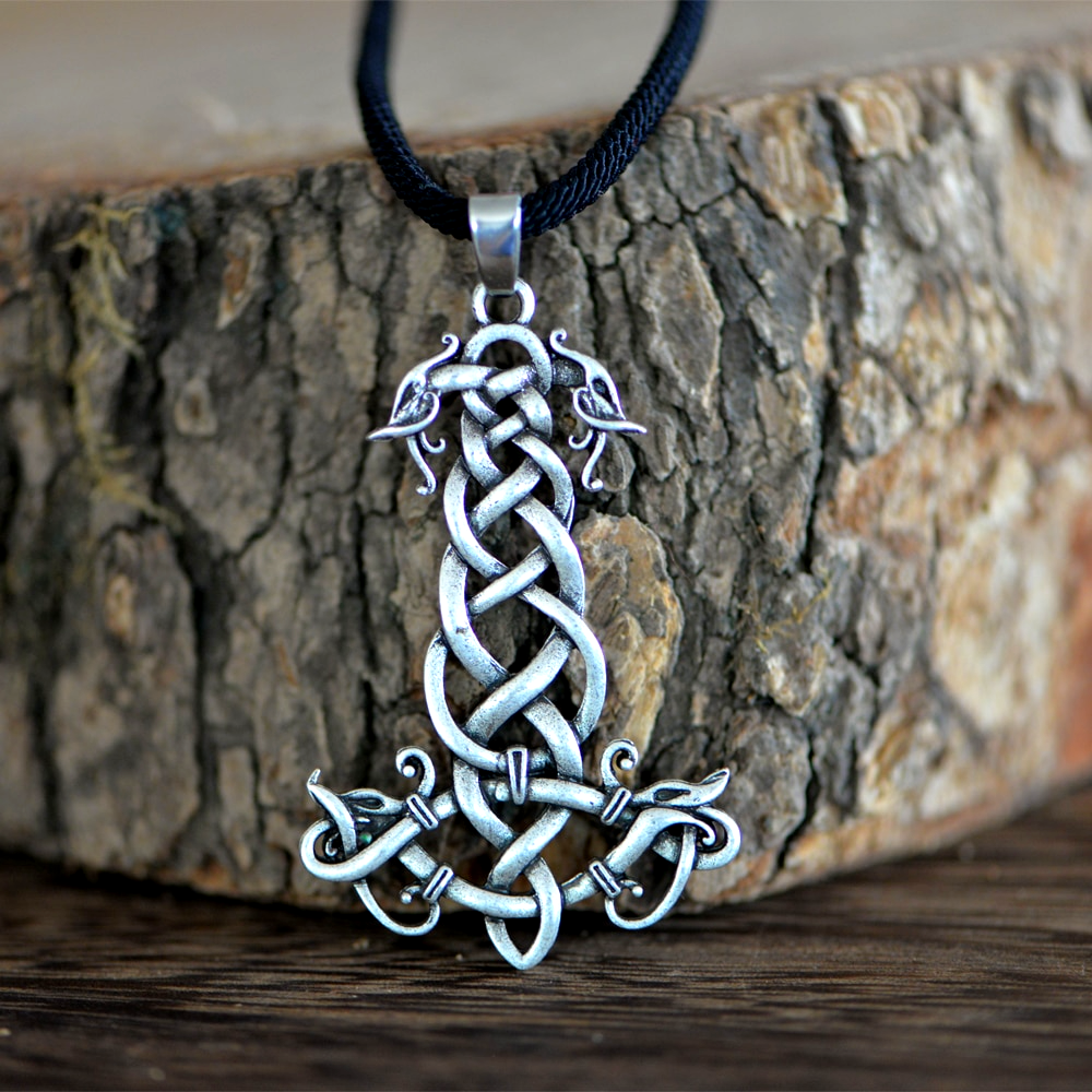 Thors Hammer Kette Verknotete Drachen