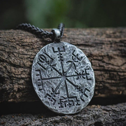 Wikinger Kette Vegvisir Kompass