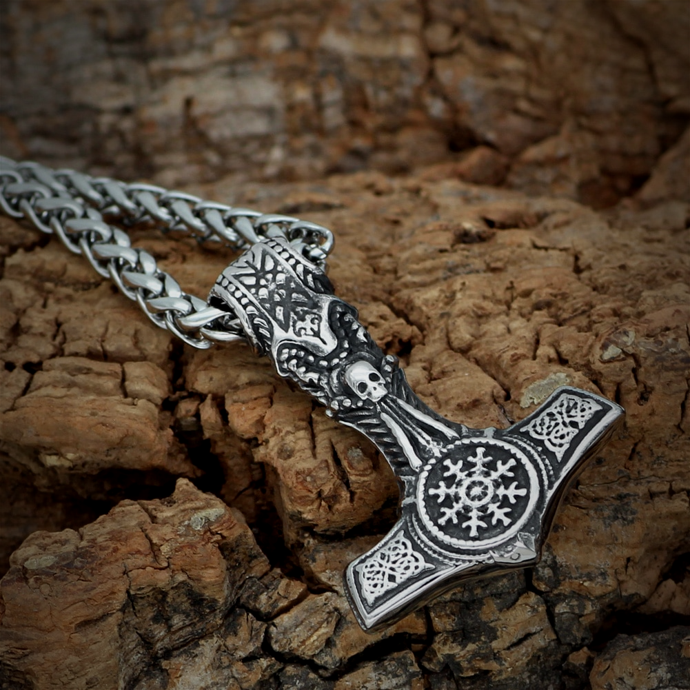 Thors Hammer Kette Helm des Schreckens